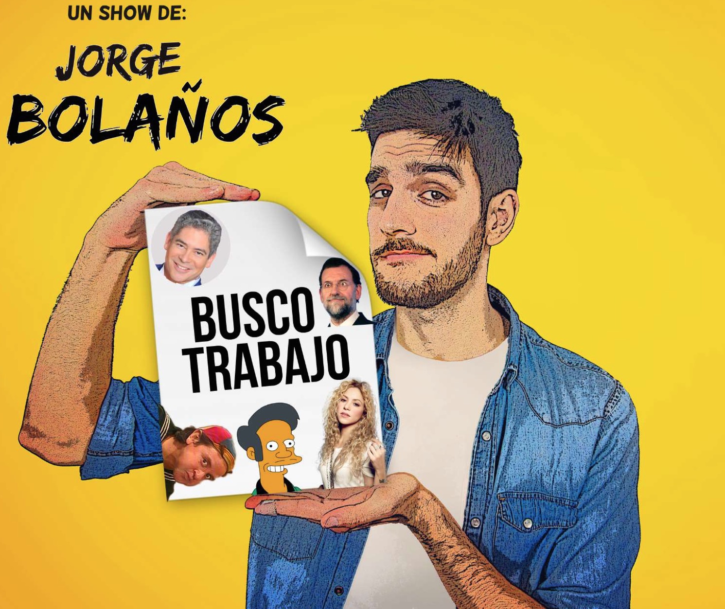 Jorge Bolaños vuelve al escenario del Regia Comedy con su show ‘Busco trabajo’